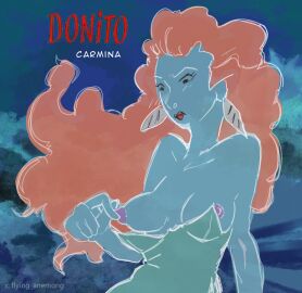 carmina donito female green_skin merfolk mermaid red_hair