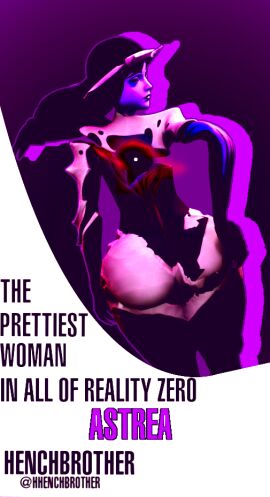 1girls 3d 3d_(artwork) ass astrea_(fortnite) big_ass big_butt big_hips big_thighs black_eyes black_hair female fortnite fortnite:_battle_royale hand_on_ass hand_on_butt henchbrother poster self_upload solo solo_female solo_focus