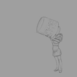 1girls animated belly belly_expansion belly_inflation belly_overhang berggie big_belly bloated_belly drinking female huge_belly hyper_belly inflation liquid liquid_inflation