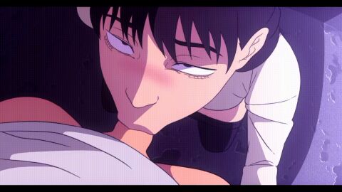 1boy 1girls 2d 2d_(artwork) 2d_animation alley animated arms bare_arms blowjob blush blushing bottomless bottomless_male chainsaw_man cum_in_mouth d-art denji_(chainsaw_man) erect_penis erection eyes_rolling_back fellatio female hands high_resolution highres hips human human_only implied_ejaculation kneeling legs light-skinned_female light_skin long_sleeves male male/female mammal mitaka_asa pants pants_down penis public white_shirt yoru_(chainsaw_man)