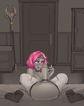 1boy 1girls bedroom clariarikari closet colored_hair crying door dresser female fire_emblem fire_emblem:_the_sacred_stones fire_emblem_heroes gloves greyscale kiran_(fire_emblem) kiran_(fire_emblem)_(male) licking licking_penis loki_(fire_emblem) male monochrome monotone_body neimi_(fire_emblem) penis penis_licking pink_hair saliva_trail spit_trail staff tear_streaks tears tongue tongue_out white_pants