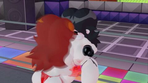 2girls 3d 3d_(artwork) 3d_animation animated animated_gif ass big_breasts big_thighs bikini_bottom black_boxing_gloves black_eyes black_gloves black_hair bouncing_breasts boxing boxing_gloves boxing_ring breasts bubble_ass bubble_butt domination duo female female_focus female_only fight fighting fighting_ring friday_night_funkin girlfriend_(friday_night_funkin) gloves indoors jiggling_ass jiggling_breasts jiggling_butt kabalmystic_(style) light-skinned_female light_skin long_hair neo_girlfriend_(mr.moisty) nipples open_mouth panties punch punching red_boxing_gloves red_gloves red_hair rngsucks thighs topless topless_boxing topless_female wide_hips