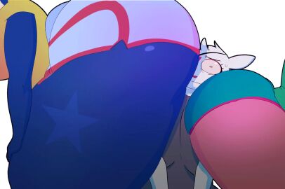 2018 2d_animation animated anthro ass ass_jiggle ass_sandwich ass_to_ass between_butts big_ass big_breasts big_butt bottomwear bouncing_ass bouncing_butt breasts butt_jiggle butt_to_cheek capdocks cheryl_(capdocks) chespin clothed clothing curvy_figure dominant dominant_female eye_patch eyewear faceless_character faceless_female facesitting fan_character female female/female frame_by_frame fur generation_3_pokemon generation_6_pokemon gigantic_ass greninja group head_on_butt huge_ass huge_butt huge_thighs humor hyper hyper_ass hyper_butt jess_(capdocks) jiggling larger_female lesbian mammal nintendo pokemon pokemon_(species) raijin_(capdocks) sandwiched short_playtime shorts sitting_on_another size_difference smothering taller_female thick_thighs trio twerking voluptuous white_body white_fur wide_hips zangoose