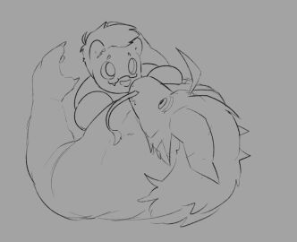 anthony_drescar_(markusd) bear big_muscles dragon eastern_dragon enti_orasia_(entitropy) fur horn male mammal markusd muscles muscular muscular_male mythological_creature mythological_scalie mythology polar_bear scalie ursine