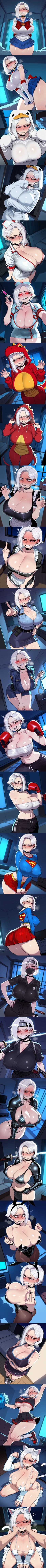 11_22 ai_generated alex_(11_22) angry annoyed arm_warmers armor asymmetrical_hair big_breasts bikini bikini_armor black_choker blush boxing_gloves bunny_ears bunnysuit cat_bikini cat_ears cheerleader cheerleader_uniform choker claw_pose cleavage clenched_teeth covered_nipples embarrassed evil_grin face_grab face_mask female genderswap_(mtf) glowing_eyes grin half-closed_eyes hand_on_own_hip handcuffs headband heavy_breathing huge_breasts jumping katana large_breasts leg_warmers living_room long_sleeves looking_at_viewer looking_away looking_down magical_girl maid maid_headdress maid_outfit maid_uniform middle_finger midriff motion_lines ninja nurse nurse_cap nurse_uniform oc onesie open_mouth original original_character parted_hair paw_pose playboy_bunny pointing_at_viewer police police_uniform policewoman pov_hands raised_eyebrows red_eyes rule_63 sarashi short_hair skirt skirt_tug sleeves_past_fingers smirk stretching supergirl supergirl_(cosplay) surprised sweat sword syringe thick_thighs tomboy twitching underboob v-shaped_eyebrows white_hair wide_eyed wide_hips