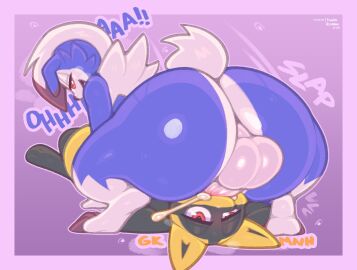 2024 69_position anthro artist_name ass backsack balls ballsack big_ass big_butt black_body black_fur blue_body blue_fur bodily_fluids border breath breath_cloud cum cum_in_mouth cum_inside cum_splatter dated deepthroat_facesitting digital_drawing_(artwork) digital_media_(artwork) duo ejaculation erection face_fucking facial_tuft femboy femboy_on_femboy femboy_only flying_sweatdrops frumples fucked_silly fur furry gay generation_4_pokemon generation_7_pokemon genital_fluids genitals girly half-closed_eyes hindlegs huge_ass huge_butt irrumatio lidded_eyes looking_back looking_pleasured lucario lycanroc lying male male/male midnight_lycanroc moan motion_lines multicolored_body multicolored_fur narrowed_eyes nintendo on_back on_top onomatopoeia open_mouth open_smile oral oral_penetration oral_sex orgasm penetration penile penile_penetration penis penis_in_mouth perineum pokemon pokemon_(species) purple_background purple_border rear_view red_eyes sex shiny_eyelids shiny_lucario shiny_lycanroc shiny_pokemon short_tail simple_background smile sound_effects steam sweat sweatdrop tail text throat_fuck throat_swabbing thrusting thrusting_into_mouth trap tuft two-tone_body two-tone_fur white_body white_fur yaoi yellow_body yellow_fur