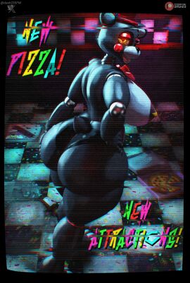 3d dash23 english_text female five_nights_at_freddy's lefty_(fnaf) rule_63 sfm solo source_filmmaker tv