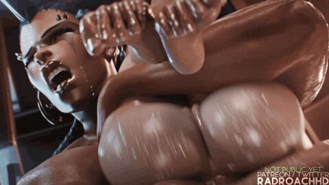 1futa 1girls 3d animated animated_gif arms_behind_back ass balls balls_deep big_penis blue_hair breasts deepthroat eyebrow_piercing face_fucking fellatio female femshoptop_junker_queen forced_deepthroat forced_oral futanari gif huge_cock intersex junker_queen juno_(overwatch) large_penis light-skinned_female light_skin looping_animation mohawk muscular muscular_futa nude nude_female nude_futa odessa_stone overwatch overwatch_2 penis piercings pink_highlights purple_hair radroachhd short_hair sloppy_blowjob sloppy_deepthroat sweaty thick_penis throat_fuck throat_pounding tied_arms two-tone_hair ugly_bastard upside-down