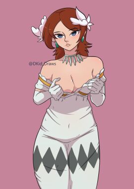 1girls breasts cleavage dkid dress female female_focus female_only human png princess_dress princess_elise solo sonic_(series) sonic_2006