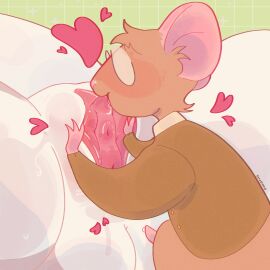 1boy 1girls adult_on_cub age_difference anthro anthro_female anthro_male anthro_on_anthro anthro_only cat cat_girl clitoral_stimulation clitoris clitoris_sucking cub cunnilingus digital_drawing_(artwork) digital_media_(artwork) domestic_cat duo erect_penis erection eyewear felid feline female female_cub fur furry furry_female furry_male furry_only glasses heart_symbol larger_female male male/female mouse mouse_boy older_male penis piddlepuss predator/prey pussy pussy_lips size_difference size_play spread_pussy young younger_female