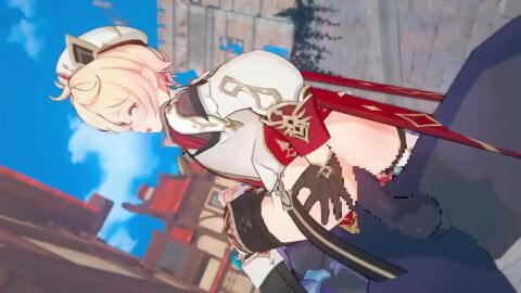 3d 3d_(artwork) 3d_animation 3d_model anal anal_sex ass_grab clothed clothed_sex dahlia_(genshin_impact) femboy gay gay_anal gay_sex genshin_impact hilichurls_(species) hoyoverse male male/male male_only mihoyo moan moaning pink_hair pointed_ears pointy_ears purple_eyes riding riding_penis tagme twink video yaoi