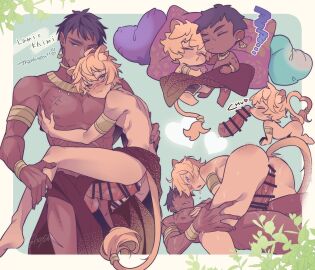 2boys abs anal anal_sex big_dom_small_sub big_penis blush couple couple_(romantic) cowgirl_position daddy dilf erect_penis erection feet female femboy gay gay_anal gay_sex huge_cock khimi_(meteorkittens) large_penis lumi_(meteorkittens) male male/male male_only meteorkittens muscular muscular_male pecs penis romantic romantic_couple shoya_222 size_difference standing standing_sex tail veiny_penis yaoi