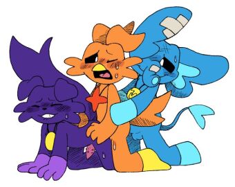 anal anal_sex anthro anthro_on_anthro anthro_only avian bird black_sclera canid canine canis catnip_(pachi_rizuu) chicken critters_(poppy_playtime) domestic_dog elephant elephantid furry_only galliform gallus_(genus) group group_sex hubba_hubbaphant_(pachi_rizuu) male male/male mammal mob_entertainment no_humans pachi_rizuu penetration phasianid poppy_playtime poppy_playtime_(chapter_3) proboscidean sex shrinkin_chicken_(pachi_rizuu) smiling_critters tagme threesome white_pupils