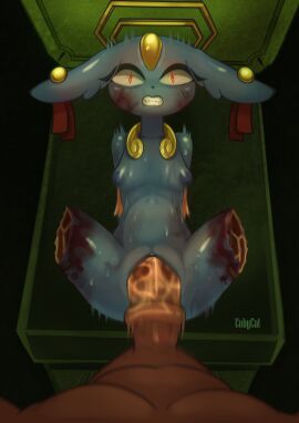 absurd_res angry animal_genitalia animal_penis anthro anus bodily_fluids breasts clenched_teeth clitoris cobycat collar cross-popping_vein dark_body dark_fur duo ear_piercing ear_ring equid equine equine_genitalia equine_penis eyelashes eyeliner fangs feet felid female forehead_gem fur gem genitals gore gou_mang halo hi_res horse legless legs_up lying makeup male male/female mammal medial_ring mind_control missing_leg motion_lines musk musk_clouds musky_cock nine_sols nipples nude on_back penetration penile penis piercing pony pussy red_eyes ring_piercing solarian solo spread_legs spreading stomach_bulge sweat talons teeth toes trance vaginal_penetration vein veiny_penis