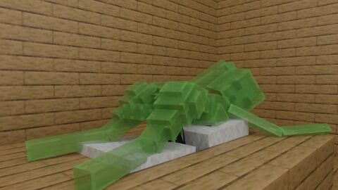 3d 3d_animation animated anus anus_peek balls balls_deep big_ass big_breasts cum cum_in_onahole cum_inside fleshlight futa_focus futa_only futanari green_body loop looping_animation minecraft multiple_angles naked naked_female naked_futa onahole ponytail ponytails slime slime_(minecraft) slime_girl solo solo_female solo_futa sound sound_effects tagme video yakuman_player_(artist)