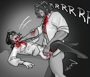 2boys anal anal_sex blood_in_mouth blood_on_face blood_splatter blood_stain bridalbeast dominant dominant_male domination fucked_into_submission fucked_senseless fucked_silly gay gay_anal gay_domination gay_male gay_sex gore guro karl_heisenberg male maledom malesub missionary missionary_position missionary_sex ocxcanon original_character penis precum precum_drip precum_on_penis precum_string resident_evil resident_evil_8:_village rough_sex scratch_mark scratch_marks scratches scratching submission submissive submissive_male yaoi