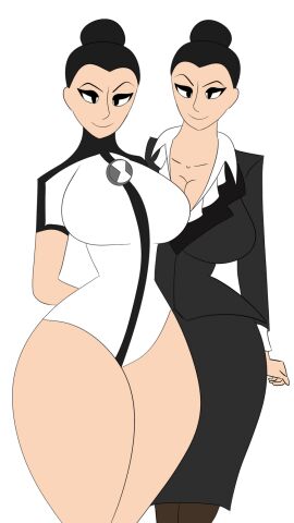 ben_10 ben_tennyson breasts female genderswap genderswap_(mtf) jeppa112 omnitrix rule_63 thick_thighs