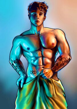 1boy abs biceps big_bulge blake_clunes bulge caucasian caucasian_male huge_bulge instagram_model male male_only muscles muscular muscular_male only_after_dark onlyfans_model pecs penis penis_outline real_person solo solo_male tattoos