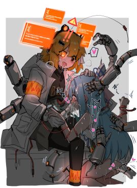 !! 1futa 1girls a.i._voice adachi_rei android android_girl bar_censor bare_shoulders black_sweater black_thighhighs blowjob blue_hair border cable censor_bar censored censored_penis crazy_face crazy_smile cum cum_in_mouth cum_on_hair dubious_consent ejaculation error excessive_cum fellatio female futanari gloves glowing_eye grabbing_another's_hand grey_background grey_skirt hair_ribbon hairclip headgear headlamp heart intersex interspecies kotonoha_aoi leotard long_hair mechanical_arms mechanical_eye medium_hair mosaic_censoring mosaic_censorship multi_arm multi_limb nejikyuu on_knees open_jacket open_mouth orange_eyes orange_hair orange_screen_of_death orange_trim osod penis questionable_consent red_eyes robot robot_girl robot_on_human saliva skirt spoken_heart sweat sweater tongue tongue_out turtleneck_sweater usb utau voiceroid warning_sign white_border white_gloves white_jacket white_leotard white_ribbon wire wires yuri