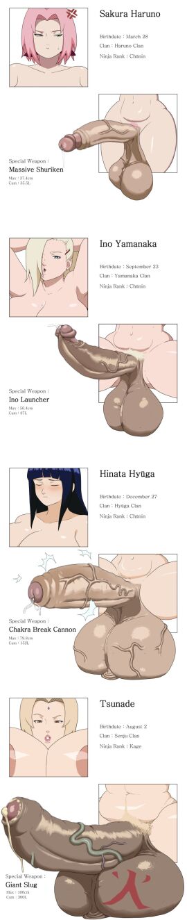 anger_vein annoyed annoyed_expression annoyed_face balls balls_clench big_balls big_penis censored chart cum_volume_chart cum_volume_comparison darkened_genitalia envy foreskin futanari hinata_hyuuga huge_balls huge_cock huge_penis hyuuga_hinata ino_yamanaka intersex jealous large_penis measurements naruto penis penis_chart penis_comparison penis_size_chart penis_size_comparison penis_size_difference pulpawoelbo sakura_haruno size_chart size_comparison size_difference smegma testicles testicles_clench text tsunade uncircumcised uncut veiny_balls veiny_penis veiny_testicles