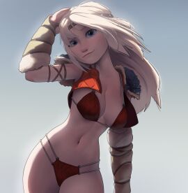2d 2d_(artwork) 2d_artwork armor armored_female armored_gloves ass astrid_hofferson blonde-haired_female blonde_female blonde_hair bra breasts coolerinker female hair how_to_train_your_dragon how_to_train_your_dragon_2 inker_comics inkershike looking_at_viewer panties smile smile_at_viewer smiling smiling_at_viewer solo tagme