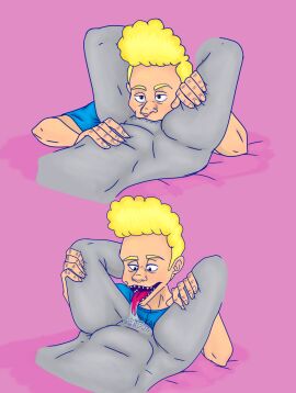 1boy 1boy1girl 1girls 90's_theme anonymous_character beavis beavis_and_butt-head blonde_hair cartoon cunnilingus curly_hair female male male/female mtv paramount_pictures pubic_hair pussy pussy_juice spittle teeth tongue y/n