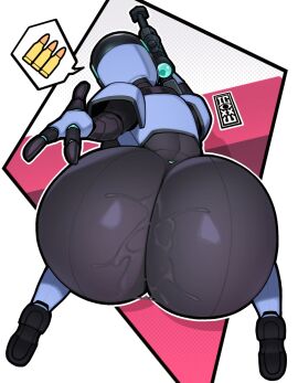 1girls 2020s 2025 2d 2d_(artwork) 3_fingers android ass ass_cleavage ass_focus big_ass big_butt breasts female female_focus female_only gt-23_(igxxiii) hi_res highres huge_butt igxxiii large_ass large_butt oil oiled_ass on_knees robot robot_girl robotic_arm round_ass simple_background sniper sniper_rifle solo_female sweaty_ass