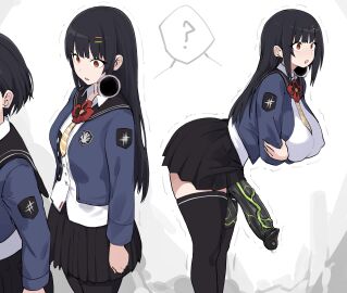 1futa balls big_penis black_hair black_penis body_modification breast_expansion breast_growth breast_growth_(enlargement) breasts conflicted_girl_(zenless_zone_zero) confusion corruption dark_penis erection ether_corruption ethereal_(zenless_zone_zero) female futa_transformation futanari genital_expansion genital_growth genital_growth_(enlargement) glowing_genitalia glowing_penis glowing_veins green_veins hi_res high_resolution highres intersex large_penis long_hair npc npc_(zenless_zone_zero) penis penis_expansion penis_growth penis_growth_(enlargement) precum school_uniform skirt testicles thigh_expansion thighhighs transformation uniform veiny_penis xipa zenless_zone_zero