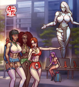 4futas abs anal areolae balls bangs bench big_breasts breasts casual casual_exposure casual_nudity chastity chastity_cage chastity_device clothed clothing coat_of_arms cock_cage commission commissioner_upload dark-skinned_futa dark_skin dildo dildo_chair dildo_in_ass dildo_sitting erotic_sculpture exhibitionism flat_chastity_cage futa_only futanari genitalwear hispanic human human_only hypercasual intersex light-skinned_futa light_skin logo long_hair mostly_nude muscular muscular_futa nipples norwell_college ooney101 outdoors outside pale_skin penis penis_cage public public_exposure public_masturbation purple_hair red_hair sex_toy smooth_balls standing statue student students tagme tie walking yazva