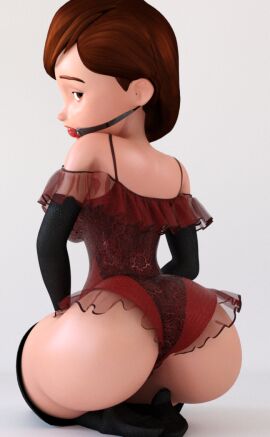 1girls 3d ass ball_gag big_ass big_thighs breasts bust chest curvaceous curvy curvy_figure disney elastigirl female helen_parr hero heroine hips hourglass_figure huge_ass huge_thighs large_ass large_thighs legs light-skinned_female light_skin mature mature_female milf mother pixar pixar_mom slim_waist superhero superheroine the_incredibles thick thick_hips thick_legs thick_thighs thighs voluptuous voluptuous_female vtemp waist wide_hips wide_thighs