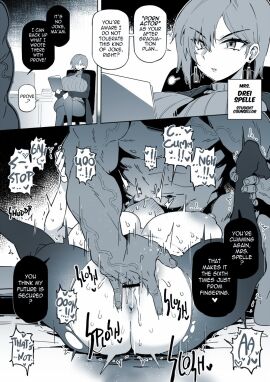 1boy 1girls 2025 age_difference ass big_ass big_breasts breasts censored counselor dark-skinned_male dark_skin dialogue doujinshi english_text female fingering fingering_partner fingering_pussy fuya_(tempupupu) huge_ass huge_breasts large_ass large_breasts light-skinned_female light_skin male married_female mature mature_female milf monochrome muscular muscular_male netorare ntr original original_character pussy size_difference teacher_and_student text togawa_gatame_position torn_clothes torn_legwear