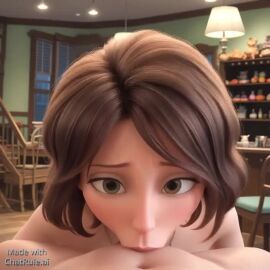 ai_generated aunt_cass blowjob deepthroat eye_contact fellatio huge_cock male/female no_sound oral oral_sex penis pov pov_male sucking sucking_penis tagme video