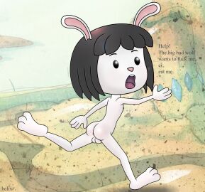 elinor_rabbit elinor_wonders_why female female_only flat_chest furry helix naked_female pussy rabbit showing_pussy young