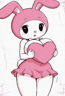 1girls ai ai_generated ai_generated_background big_booty big_breasts big_butt breasts feline female grok hello_kitty_(series) hips huge_breasts large_breasts my_melody naked naked_female nipples nude nude_female sanrio seductive seductive_look seductive_smile tagme thick_hips thick_thighs thighs thinfal titties video