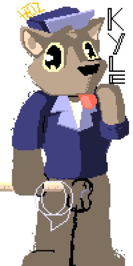 animal_genitalia animal_penis anthro canid canine canine_genitalia canine_penis canis cleaning_tool clothed clothing digital_media_(artwork) genitals hat headgear headwear hi_res htjz-jhon janitor kyle_(the_werecleaner) male male_only mammal mop mythological_canine mythological_creature mythology pantsless penis pixel_(artwork) puppy_eyes sheath solo standing the_werecleaner tongue tongue_out were werecanid werecanine werewolf wolf