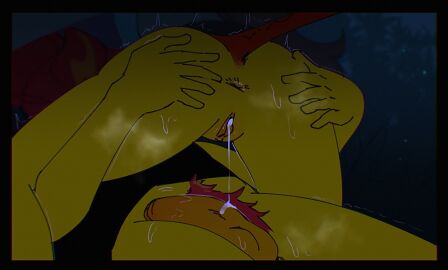 1boy anus cum cum_in_pussy cum_on_penis cum_out_pussy female female_ass happy_trail lego lego_monkie_kid male monkie_kid nika_(rainingfield) outside penis pubic_hair pussy rainingfield red_son_(monkie_kid) sex tagme tail vaginal_penetration