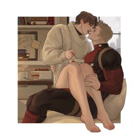 deadpool gay lkikai male male/male male_only marvel marvel_comics peter_parker spider-man spider-man_(series) wade_wilson