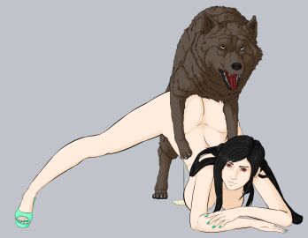 animal canine canine_on_human dmc43dmc43 feet female female_human/male_feral female_on_feral feral feral_on_female feral_on_human feral_penetrating feral_penetrating_human final_fantasy final_fantasy_vii high_heels human_female human_on_feral human_penetrated jack-o'_pose jack-o_pose legs nail_polish tifa_lockhart toes zoophilia