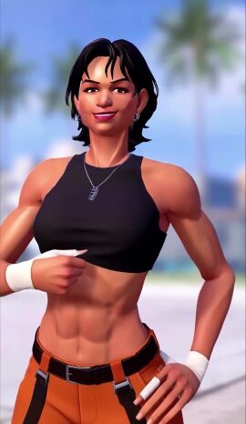 3on3freestyle breasts carolina exposed_breasts latina latina_female lifting_own_clothes mexican_female muscular muscular_female sexy tagme video