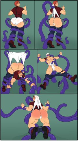 1boy animated animation ass atomic_wedgie big_ass big_ass_(male) big_butt bubble_ass bubble_butt draxel_(draccohail) hanging_wedgie humiliated humiliation male male_only marmotap pantsed solo solo_male spanking tentacle tentacle_on_male wedgie wedgie_fetish wedgied_male