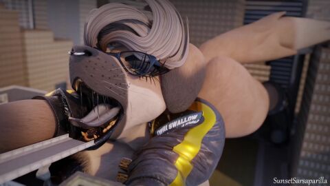 1girls 3d 3d_(artwork) 3d_animation animated anthro ass breasts burp burping bus canine eyelashes facial_piercing female female_pred furry glasses gulping loop nipples nose_piercing oral_vore piercing school_bus sound sunsetsarsaparilla swallowing tagme throat_bulge tongue tongue_out vehicle vehicle_vore video vore