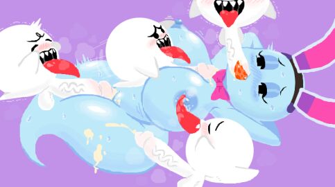 1girls 2d 2d_(artwork) 2d_artwork 4boys almost_naked almost_nude anthro anthro_female anthro_male anthro_male_on_anthro_female anthro_on_anthro ass balls big_breasts big_penis black_eyes blue_eyeshadow blue_nipples blush blush_lines blushing boo_(mario) bowtie bowtie_collar breast_grab breast_grab_during_sex breasts breasts_bigger_than_head cum cum_drip cum_dripping cum_dripping_from_penis cum_inside cum_inside_pussy cum_on_thighhighs cum_on_thighs cumming cyan_body cyan_skin eye_closed eyebrows eyelashes eyeshadow female female_ghost floating gangbang ghost ghost_boy ghost_girl ghost_tail half-closed_eyes hand_behind_head hand_behind_own_head hand_on_breast hand_on_breasts hand_on_face hand_on_nipple hands_behind_head huge_penis humanoid humanoid_genitalia humanoid_on_anthro humanoid_penetrating humanoid_penetrating_anthro humanoid_penetrating_humanoid humanoid_penis humanoid_pussy lahla lahla_(mario) leaking leaking_cum levitation licking licking_nipples licking_penis light-skinned_female light_skin male male_ghost mario_(series) multicolored_ears nintendo nipple nipple_bulge nipples nipples_bulge no_humans not_human pangotime paper_mario paper_mario:_the_thousand-year_door paper_mario:_the_thousand_year_door peeka peeka_(mario) penis penis_in_mouth penis_in_pussy penis_lick penis_on_breast penis_on_breasts pink_bowtie purple_background pussy rabbit_ear rabbit_ear_hairband rabbit_ears red_tongue saliva saliva_on_nipple saliva_on_nipples saliva_on_tongue saliva_string saliva_strings saliva_trail saliva_trail_between_teeth sharp_teeth sharp_tongue shiny shiny_skin smoke smoke_all_around smoke_from_mouth smoke_from_penis sweat sweat_clouds sweat_on_breasts sweat_on_face sweat_on_thighs sweating sweating_female sweaty sweaty_body sweaty_breasts sweaty_thighs teeh thick thick_ass thick_butt thick_thighs thin_arms tongue_out_blowjob tremble tremble_lines tremble_spikes trembling trembling_lines trembling_spikes uncensored uncensored_penis uncensored_pussy vein vein_penis veins veins_on_dick veiny veiny_penis video_game video_game_character video_games white_body white_skin