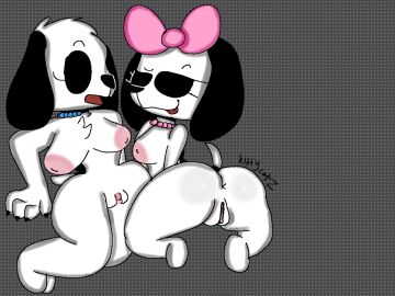 anus ass beaded_jewelry beaded_necklace beads beagle belle_(peanuts) big_ass big_breasts big_butt black_ears black_eyes black_nose black_spots blue_jewelry blue_necklace bow_tie breasts canid canine canis claws domestic_dog duo ears_flat eyebrows eyelashes female female/female feral fur genitals hi_res huge_ass huge_breasts huge_butt hunting_dog jewelry kittycatz long_ears looking_back mammal molly_(peanuts) necklace open_mouth paws peanuts peanuts_worldwide_llc pink_bow_tie pink_jewelry pink_necklace pussy raised_eyebrow ruffled_fur scent_hound smile smirk smirking_at_partner spots surprise tail tongue tongue_out white_body white_fur white_tail wildbrain zoophilia