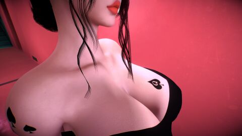 1girls 3d 8k belly belly_tattoo big_breasts big_lips blacked breasts breasts_bigger_than_head crashbanditkut curvy eyeshadow fat_lips female female_focus hair hallway hi_res high_resolution highres jeans light-skinned_female light_skin lips lipstick looking_at_viewer makeup medium_hair original original_character panties pink_eyes qos qos_tattoo queen_of_spades queen_of_spades_symbol queen_of_spades_tattoo red_hair red_lipstick solo spade_tattoo tattoo tattoos virt-a-mate virtamate