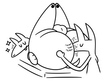 anal anthro ass balls big_ass big_butt canid canine canis car_seat_headrest closed_eyes domestic_dog duo furniture genitals hand_on_ass hand_on_butt hi_res huge_ass huge_butt legs_up male male/male mammal monochrome music_(culture) on_table oral paws pelnsfw peludoburro rimming sex table tongue