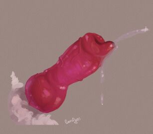 animal_genitalia animal_penis bodily_fluids canine_genitalia canine_penis cum cuteconfy erection genital_fluids genitals knot male penis