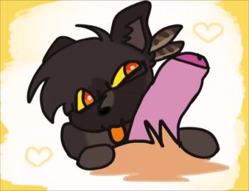 accessory ambiguous_gender animated anthro bodily_fluids canid canine canis cheek_tuft colored countershade_ears countershade_face countershading cum cum_drip dakota_(azhfurr) digital_drawing_(artwork) digital_media_(artwork) dipstick_ears doeydeerie domestic_dog dripping drooling drooling_tongue duo ear_markings eyewear eyewear_on_head facial_tuft feather_in_hair feathers floppy_ears foreskin furry genital_fluids genitals glasses glasses_on_head glistening glistening_eyes hair hair_accessory head_tuft heart_symbol humanoid_genitalia humanoid_penis kestrel_(wastepaw) licking low_res male male/ambiguous mammal multicolored_ears oral orange_eyes orange_pupils orange_tongue penile penis penis_lick pupils saliva sex tongue tuft uncircumcised yellow_eyes yellow_sclera