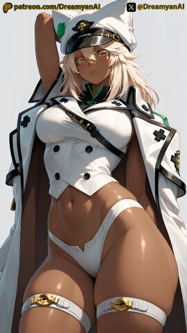 1girls 2025 4k ai ai_assisted ai_generated anime anime_style artist_name big_breasts breasts brown_body brown_skin dark_skin dreamyan_ai female female_only guilty_gear guilty_gear_strive hi_res high_quality high_resolution highres long_hair patreon pose posing ramlethal_valentine solo solo_focus thick_ass thick_legs thick_thighs thighs uncensored white_hair yellow_eyes