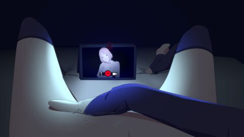 2girls bed bedroom blush boruto:_naruto_next_generations breasts cellphone faceless_female feet female female_masturbation female_only female_pov fingering fingering_self forehead_protector green_eyes horny implied_incest implied_yuri incest incestuous_desire indoors light_skin looking_at_viewer lying masturbation mother_and_daughter naruto night nipples nude on_bed optimystic phone pink_hair pov pussy sakura_haruno sarada_uchiha short_hair small_breasts soles solo toes uchiha_sarada uncensored unseen_female_face vagina video_call