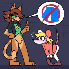 2girls anthro ashley_graham ass bottomless embarrassed embarrassed_naked_female embarrassed_nude_female enf female himitsu moushley multiple_females multiple_girls naked nude pubic_hair resident_evil tagme